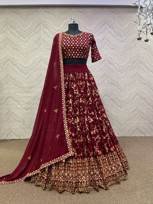 HK 1484 READYMADE LEHENGA CHOLI WHOLESALER