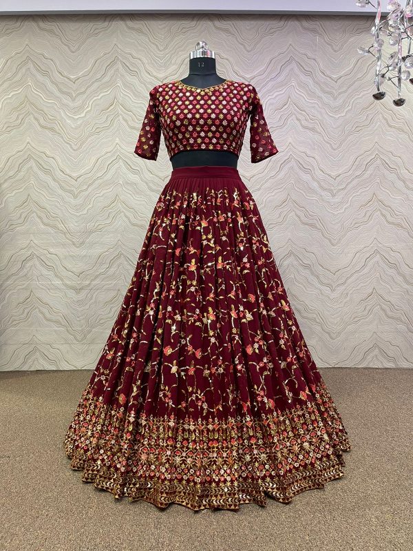 HK 1484 READYMADE LEHENGA CHOLI WHOLESALER