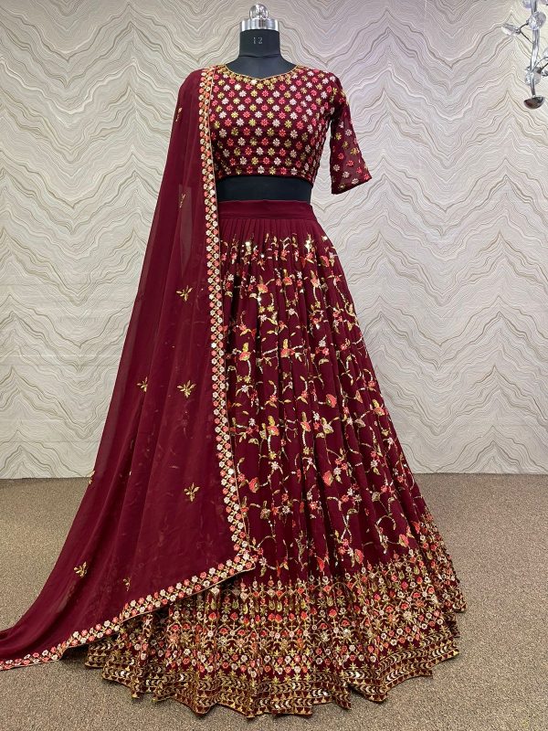 HK 1484 READYMADE LEHENGA CHOLI WHOLESALER