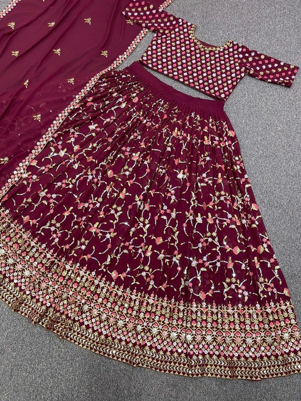 HK 1484 READYMADE LEHENGA CHOLI WHOLESALER