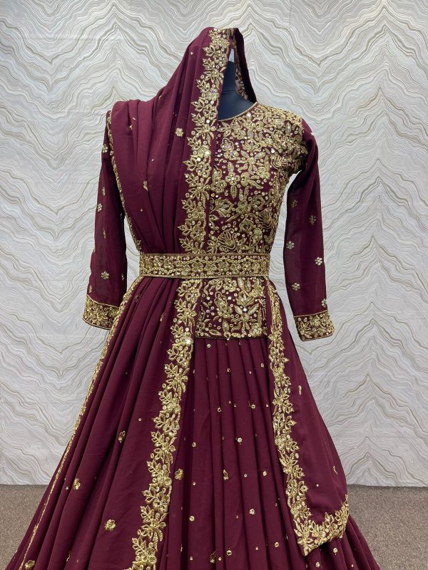 HK 1510 D READYMADE DESIGNER LEHENGA MANUFACTURER