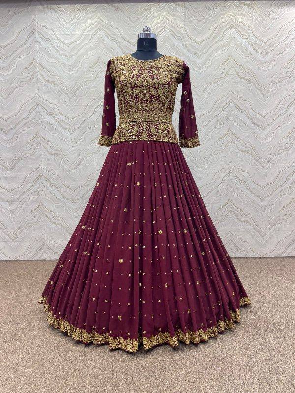 HK 1510 D READYMADE DESIGNER LEHENGA MANUFACTURER