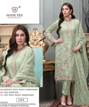 HOOR TEX H 62 B PAKISTANI SUITS MANUFACTURER