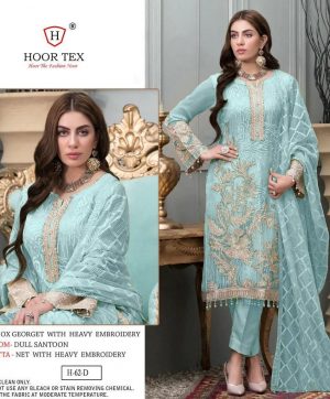 HOOR TEX H 62 D PAKISTANI SUITS MANUFACTURER