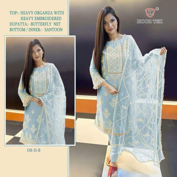 HOOR TEX OR 15 SERIES PAKISTANI SUITS IN INDIA