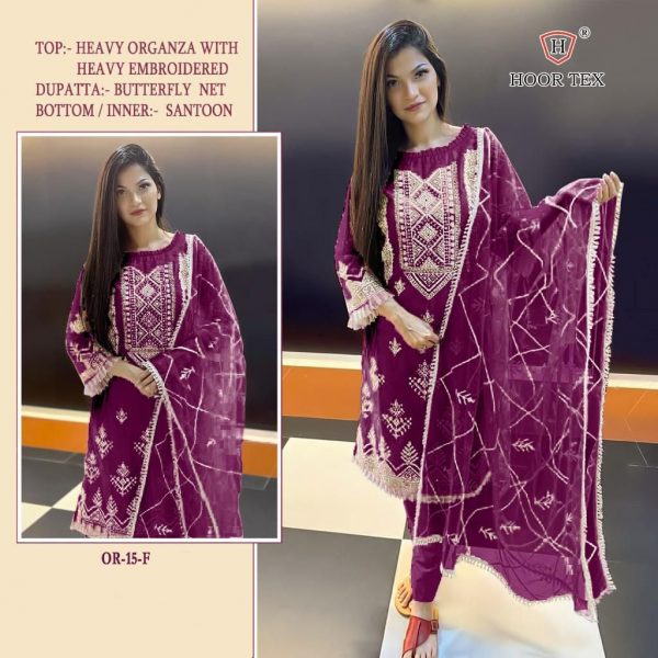 HOOR TEX OR 15 SERIES PAKISTANI SUITS IN INDIA