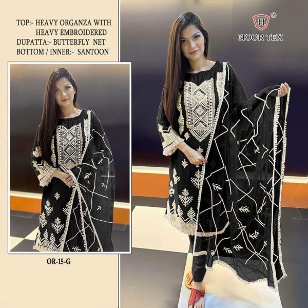 HOOR TEX OR 15 SERIES PAKISTANI SUITS IN INDIA