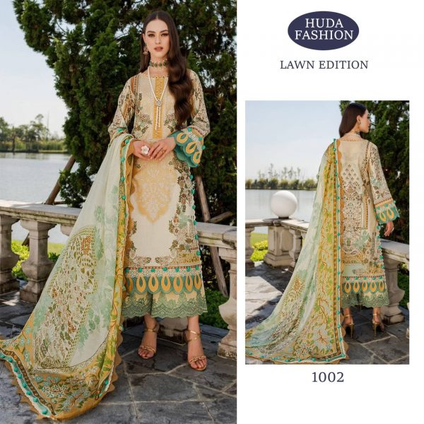 HUDA FASHION 1002 COTTON SALWAR SUITS