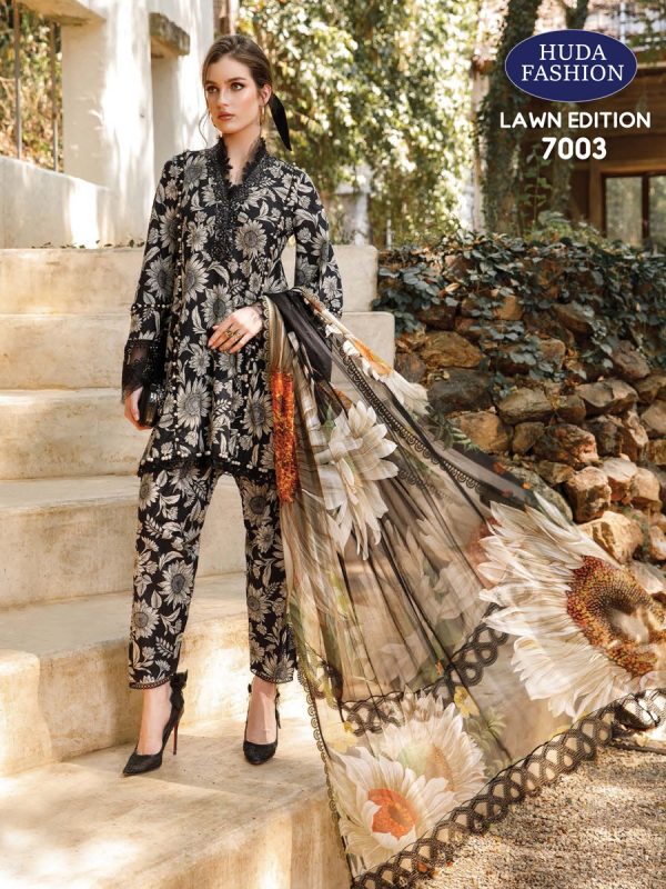 HUDA FASHION 7003 PAKISTANI COTTON SUITS