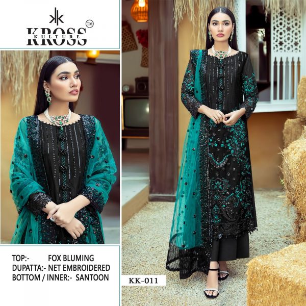 KROSS KULTURE KK 011 PAKISTANI SALWAR SUITS