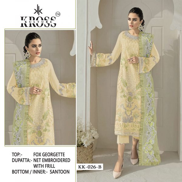 KROSS KULTURE KK 026 B PAKISTANI SALWAR SUITS