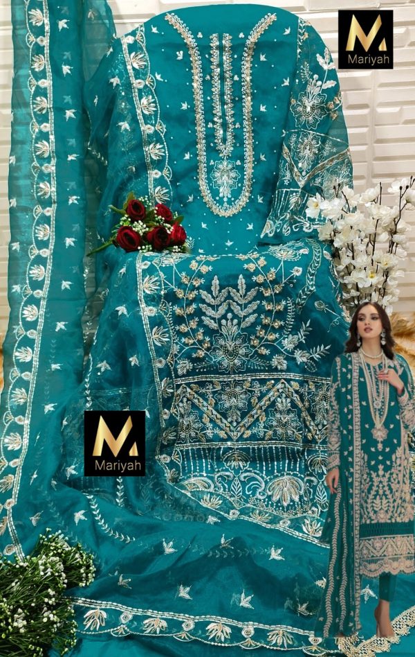 MARIYAH 184 B ORGANZA SALWAR KAMEEZ ONLINE