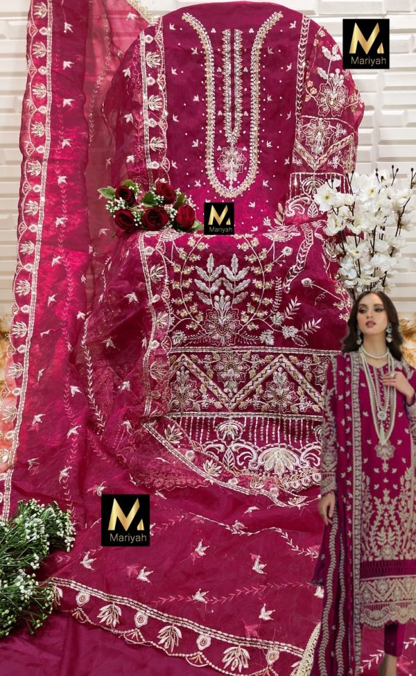 MARIYAH 184 A ORGANZA SALWAR KAMEEZ ONLINE