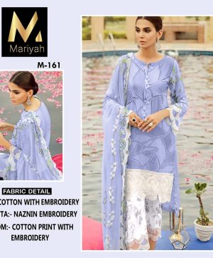 MARIYAH DESIGNER M 161 PAKISTANI SALWAR SUITS