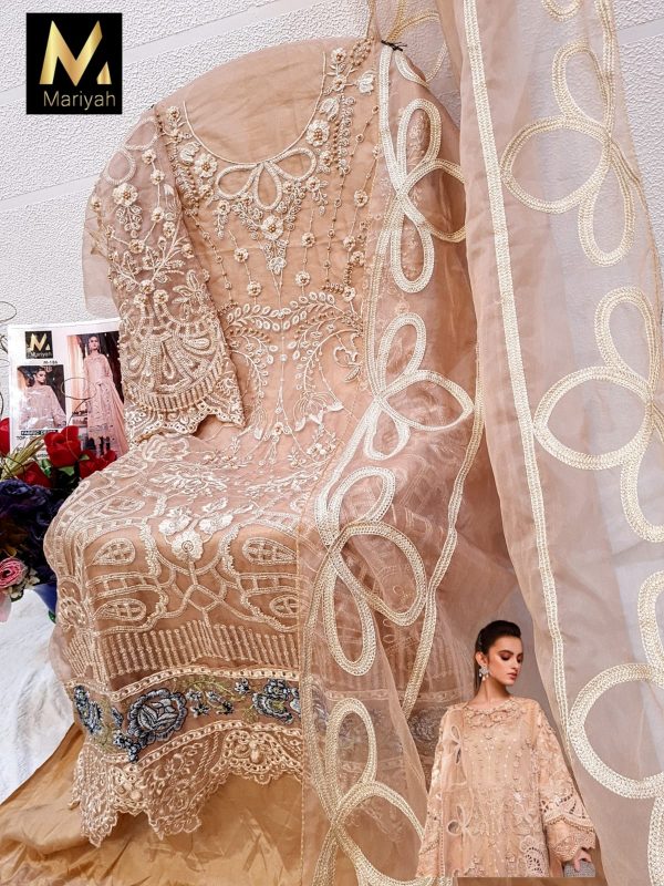 MARIYAH DESIGNER M 186 PAKISTANI SUITS IN INDIA