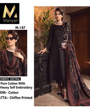 MARIYAH DESIGNER M 187 PAKISTANI SALWAR SUITS