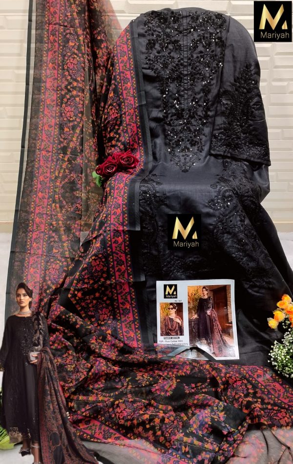 MARIYAH DESIGNER M 187 PAKISTANI SALWAR SUITS