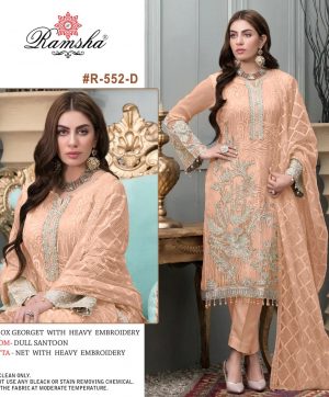 RAMSHA FASHION R 552 D PAKISTANI SUITS