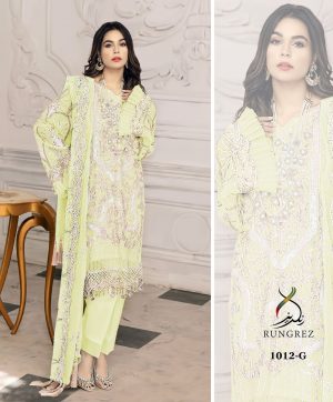 RUNGREZ 1012 G PAKISTANI SALWAR SUITS