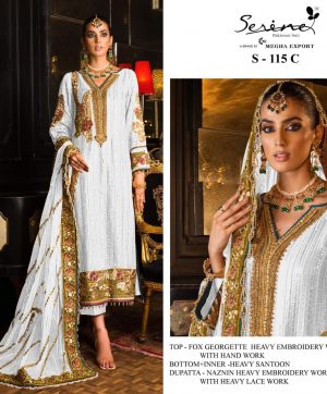 SERINE S 115 C PAKISTANI SALWAR SUITS