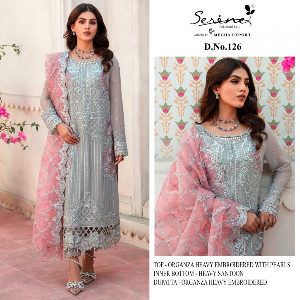 SERINE S 126 PAKISTANI SALWAR SUITS