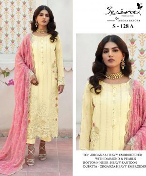 SERINE S 128 A PAKISTANI SALWAR SUITS