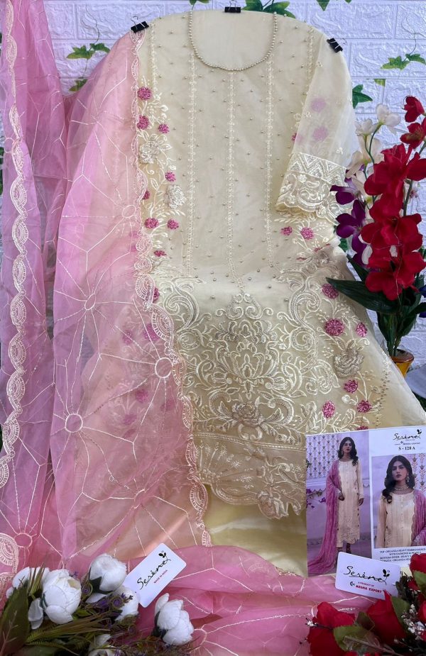 SERINE S 128 A PAKISTANI SALWAR SUITS