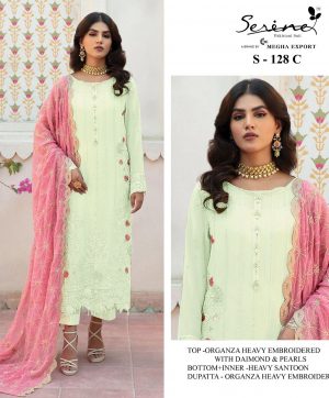 SERINE S 128 C PAKISTANI SALWAR SUITS