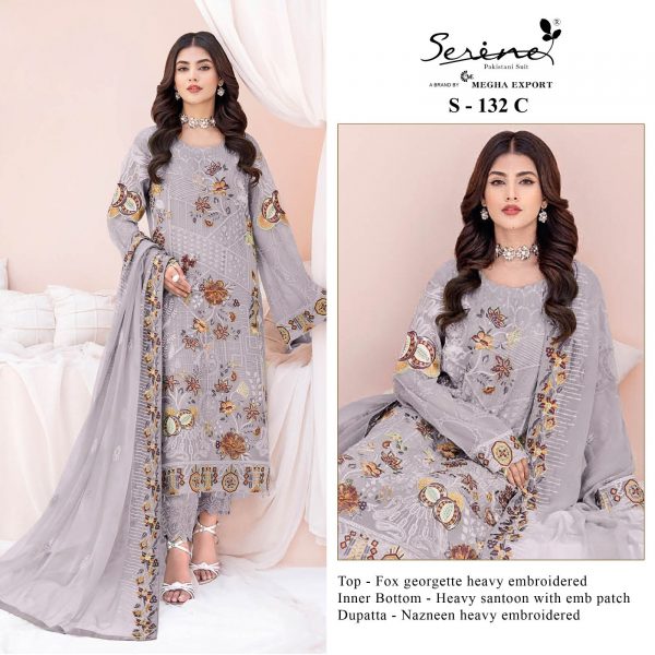 SERINE S 132 C PAKISTANI SUITS MANUFACTURER