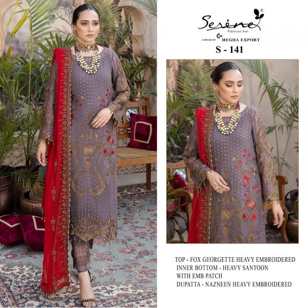 SERINE S 141 PAKISTANI SALWAR SUITS IN INDIA