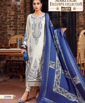 SHREE FABS 2496 MARIYA B COTTON SALWAR KAMEEZ