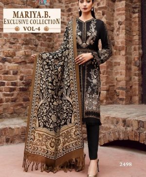 SHREE FABS 2498 MARIA B VOL 4 PAKISTANI SUITS