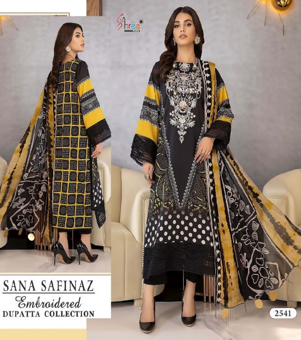 SHREE FABS 2541 SANA SAFINAZ EMBROIDERED SALWAR SUITS