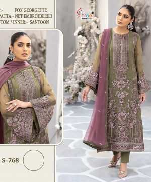 SHREE FABS S 768 PAKISTANI SALWAR SUITS