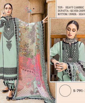 SHREE FABS S 791 D PAKISTANI SUITS IN INDIA