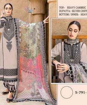 SHREE FABS S 791 E PAKISTANI SUITS IN INDIA