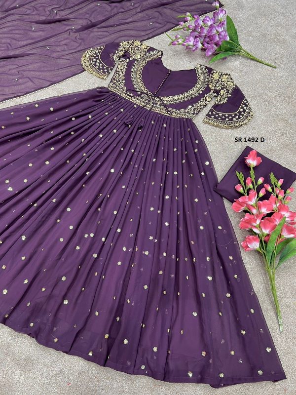 SHREE HARI SR 1492 D READYMADE GOWN MANUFACTURER