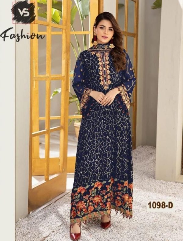 VS FASHION 1098 D PAKISTANI SALWAR SUITS