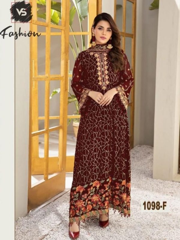 VS FASHION 1098 F PAKISTANI SALWAR SUITS