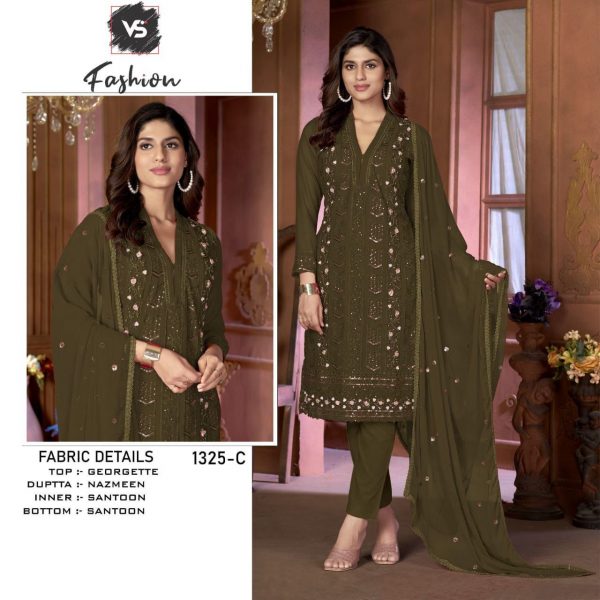 VS FASHION 1325 C PAKISTANI SALWAR SUITS