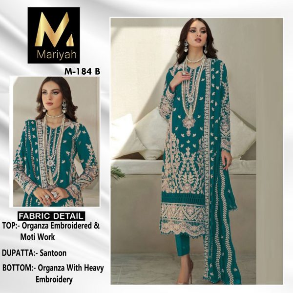 MARIYAH 184 B ORGANZA SALWAR KAMEEZ ONLINE