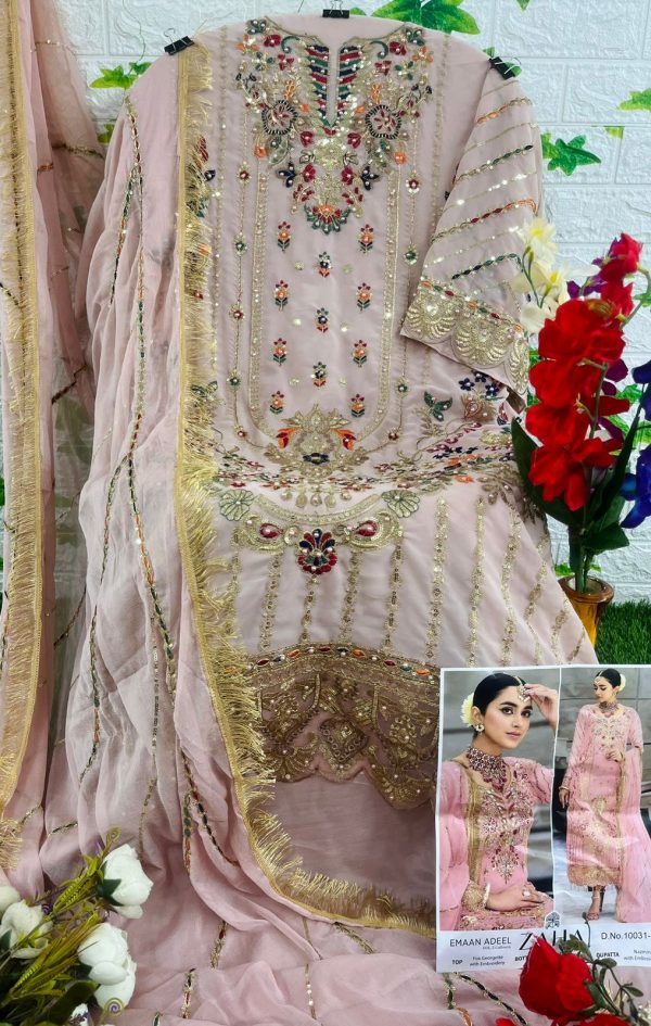 ZAHA 10031 F EMAAN ADEEL VOL 2 SALWAR SUITS