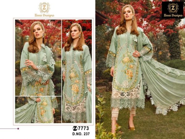 ZIAAZ DESIGNS 237 COTTON SALWAR KAMEEZ