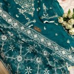 ZIAAZ DESIGNS 191 COLORS ORGANZA SUITS