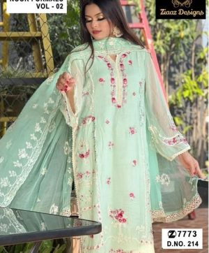 ZIAAZ DESIGNS 214 NOOR FORMALS VOL 2 PAKISTANI SUITS