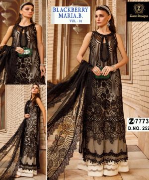 ZIAAZ DESIGNS 252 BLACKBERRY MARIA B VOL 1 SALWAR SUITS