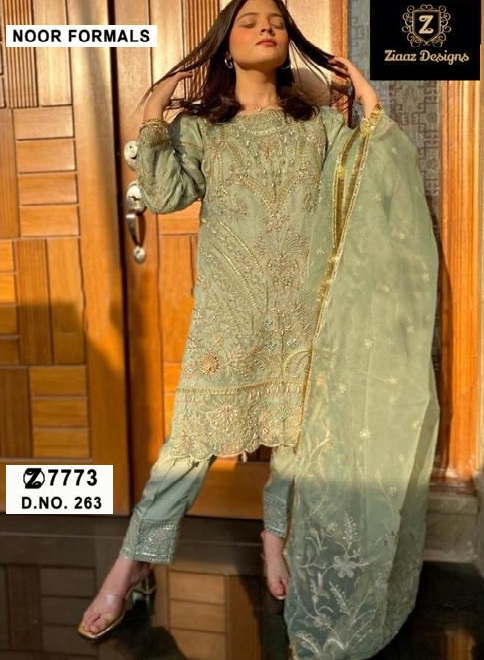 ZIAAZ DESIGNS 263 NOOR FORMALS SALWAR SUITS