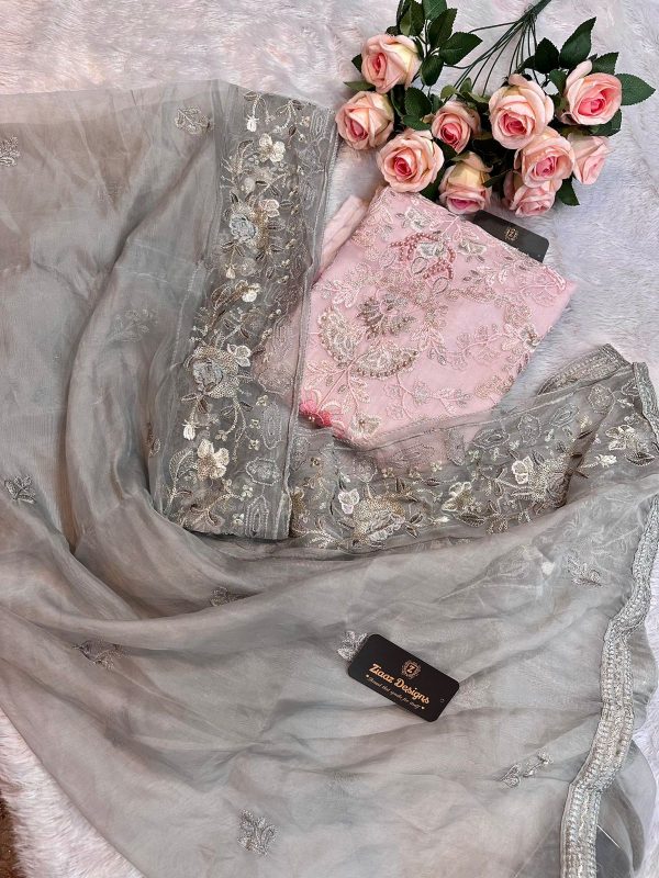 ZIAAZ DESIGNS 278 PINK BEAUTY VOL 1 PAKISTANI SUITS