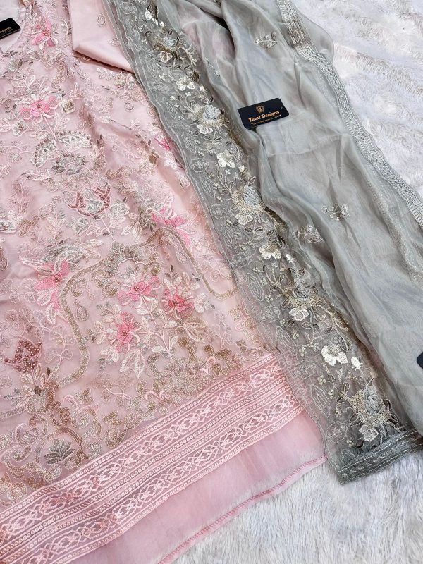 ZIAAZ DESIGNS 278 PINK BEAUTY VOL 1 PAKISTANI SUITS