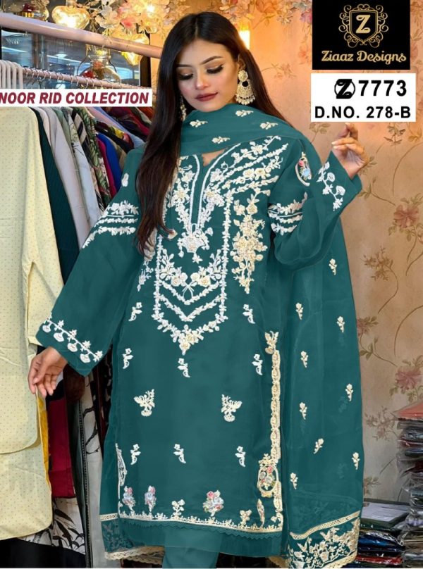 ZIAAZ DESIGNS 278 SERIES NOOR EID PAKISTANI SUITS